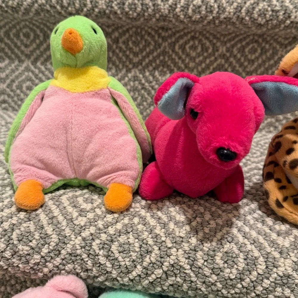 Lot of 9 Ty Beanie Boo Babies Bellies